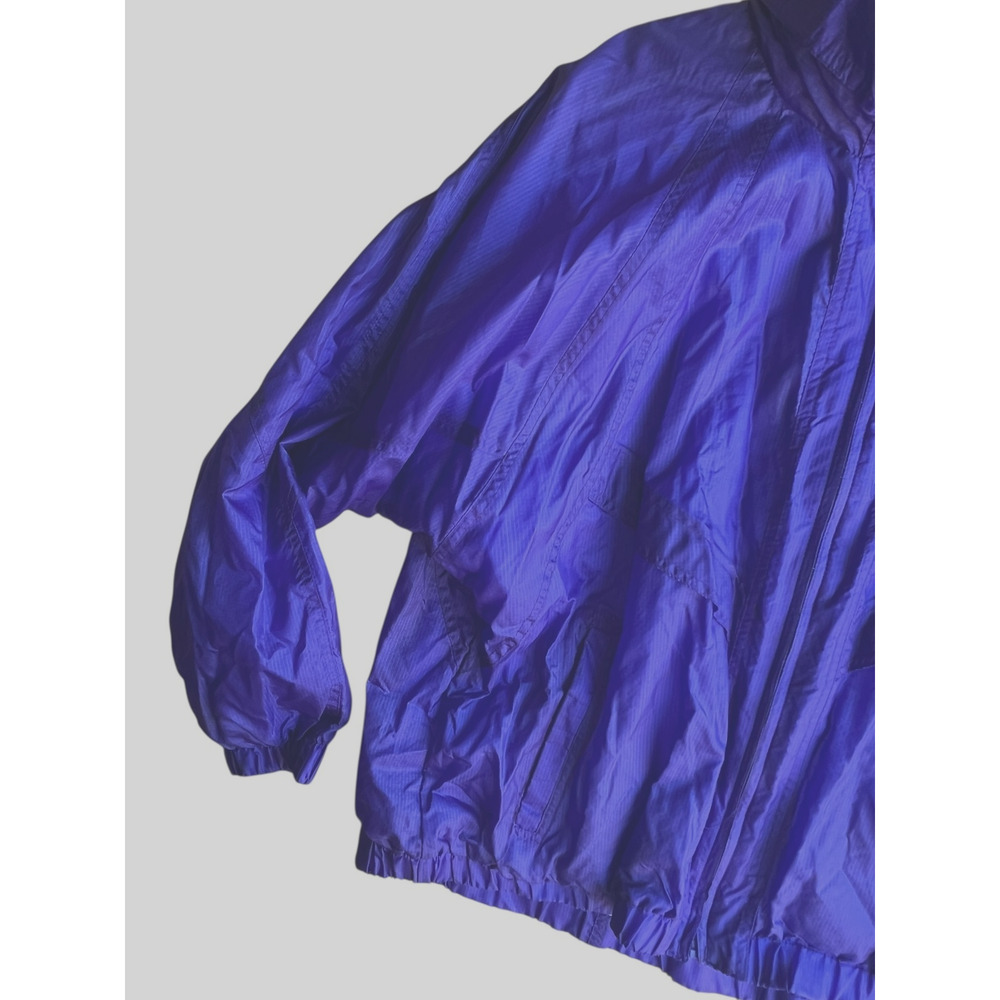 Pacific Trail Women's Windbreaker Jacket Full Zip 100% Nylon Purple Size Large - Picture 8 of 10